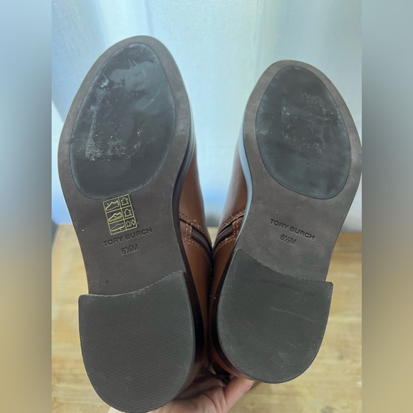 New Tory Burch “The Riding Boot” in Palissandro Brown Women’s Size 6.5 - Picture 11 of 13